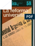 Pablo Lejarraga, Jorge Roulet y Bernardo Kleiner - La Reforma Universitaria