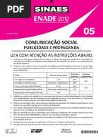 ENEM 2012 - 05 Com Social Publicidade