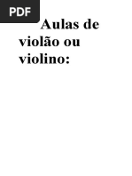 Sobre Aulas