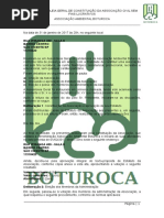 Ata de Assembleia Geral de Constituição Da Associação Civil Sem Fins Lucrativos