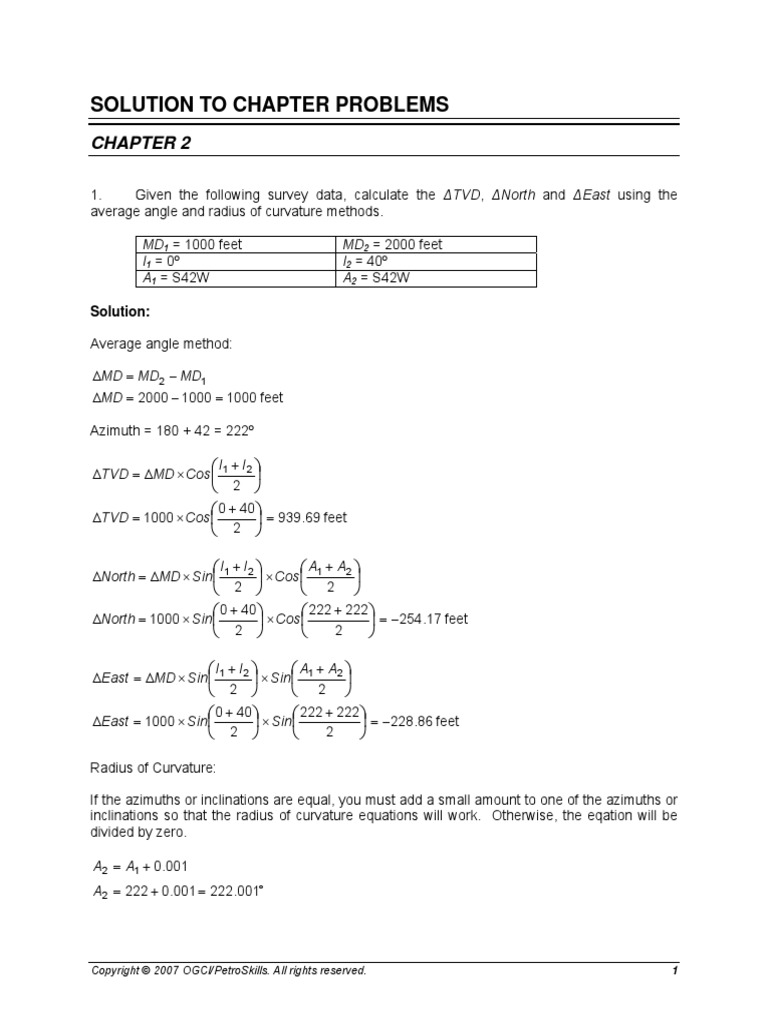 Handout - Solution To Chapter Problems PDF | PDF