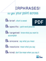 Power Phrases Poster