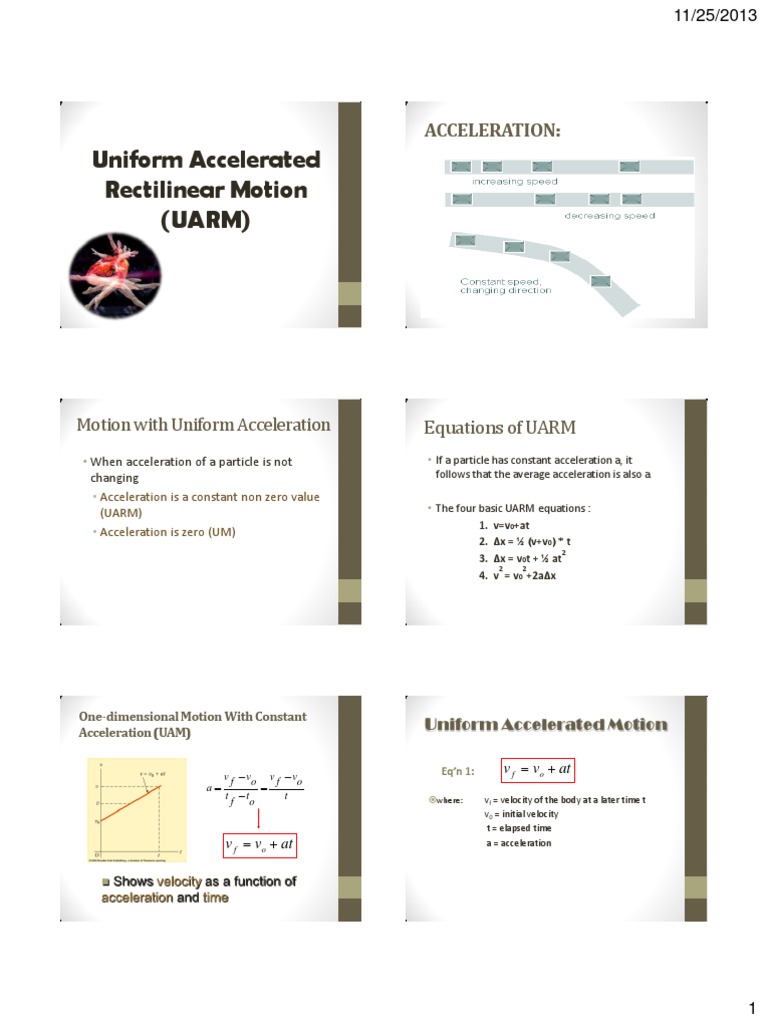 Uarm | PDF | Acceleration | Velocity