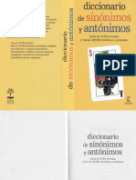 Idiomas - Diccionario de Sinonimos y Antonimos Del Español PDF