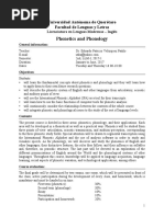 Phonetics&Phonology