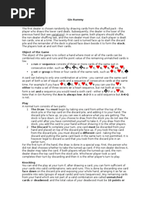 Card Game Rules