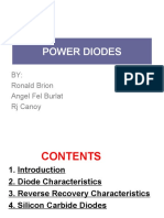 Power Diodes: BY: Ronald Brion Angel Fel Burlat RJ Canoy