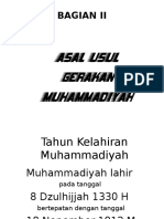 Bagian II; Asal Usul Gerakan Muhammadiyah - Copy