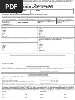 Chicago Apartment Lease