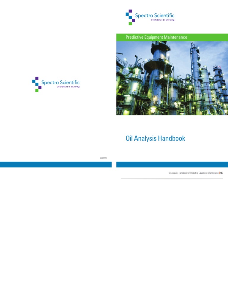 Analysis Oil Hand Book For Motor PDF | PDF | Reliability Engineering | Wear