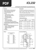 +5V Powered, Dual RS-232 Transmitter/Receiver: Features Description