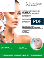 Oxygen Facial: Supreme Alginate Facial (Face & Neck) With Diamond Peel