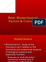 Chapter 3 Biomechanics KINE 3300