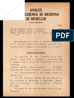 Anales de La Academia de Medicina de Medellín Vol. 2 No. 23 y 24, 1934. Segunda Época. 