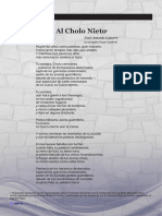 Poema Al Cholo Nieto