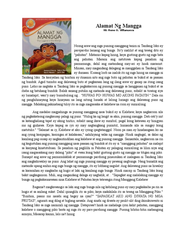 Alamat NG Mangga | PDF