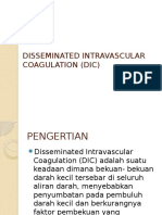 Disseminated Intravascular Coagulation (Dic)