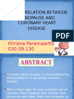 The Correlation Between Menopause and Coronary Heart Disease