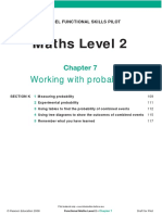 Maths Level 2: Working With Probability