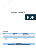 Teaching Organiser Chapter 5 (A Bundle of Joy)
