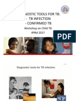 Diagnostic Tools For TB: - TB Infection - Confirmed TB: Workshop On Child TB IPRM 2017