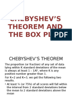 Chebyshev'S Theorem and The Box Plot