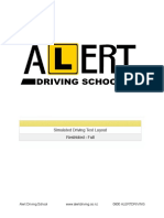 Simulated Driving Test Layout