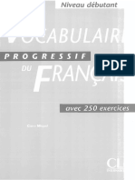 Vocabulaire Progressif Du Francais Debutant PDF