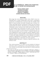 EDUCAÇÃO A DISTÂNCIA