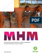 Menstruation and Menstrual Hygiene Management in Selected KwaZulu-Natal Schools