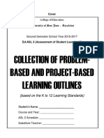 PBL Format in Assessment of Student Learning