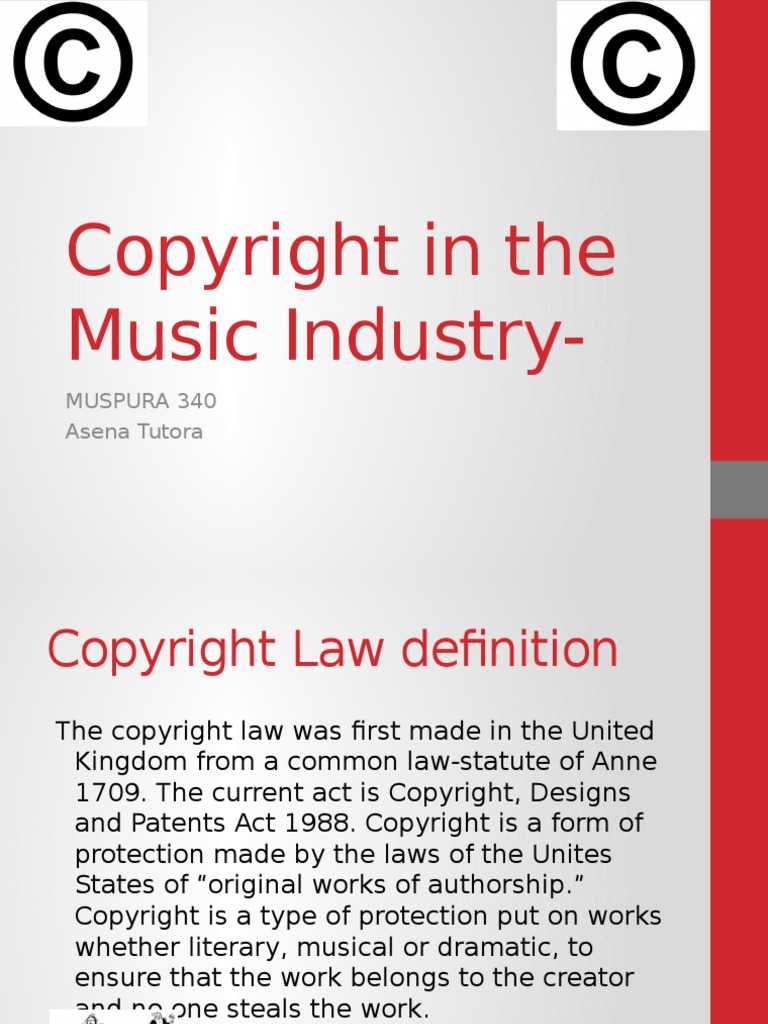 Understanding Copyright in Music Industry | PDF | Copyright | License
