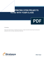 White Paper - Seven 3D Printing Stem Projects To Do With Your Class PDF