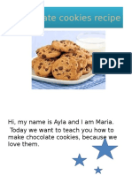 Chocolates Cookies Recipe