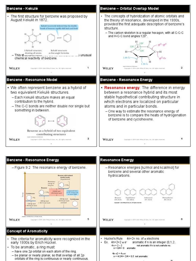 Benzene PDF | PDF | Aromaticity | Chemical Reactions