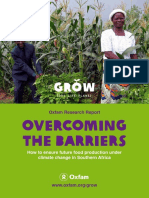 Overcoming The Barriers: How To Ensure Future Food Production Under Climate Change in Southern Africa