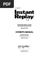 Download 360 Systems Instant Replay DR552 by Adrian Gardner SN34070329 doc pdf
