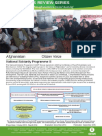 Citizen Voice in Afghanistan: Evaluation of National Solidarity Programme III