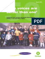 Fifty Voices Are Better Than One: Combating Social Exclusion and Gender Stereotyping in Gellideg, in The South Wales Velleys