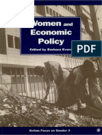Women and Economic Policy