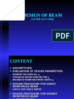 Design of Beam Aci 11-01-05