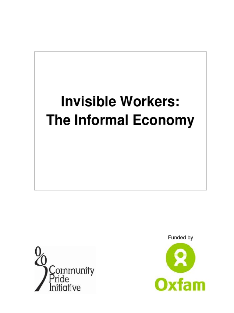 Informal Economy Insights | PDF | Informal Sector | Employment
