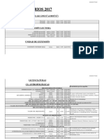 201701 horarios