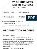 Student Name: M.SANJEEV - Faculty Guide: Prof. V.VANAJA - Organization: Fluidics - Organizational Guide: Mr. S.Ramamurthy