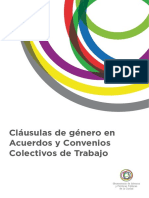 Cláusulas de Género en Acuerdos y Convenios Colectivos de Trabajo