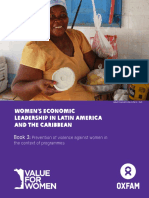 Women's Economic Leadership in LAC Book 3: Prevention of Violence Against Women in The Context of Programmes