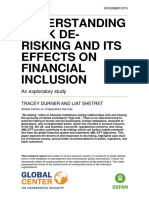 Understanding Bank De-Risking and Its Effects On Financial Inclusion: An Exploratory Study