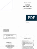 Curso de Derecho Societario de Nissen | PDF