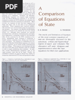 A Comparison of Equations of State