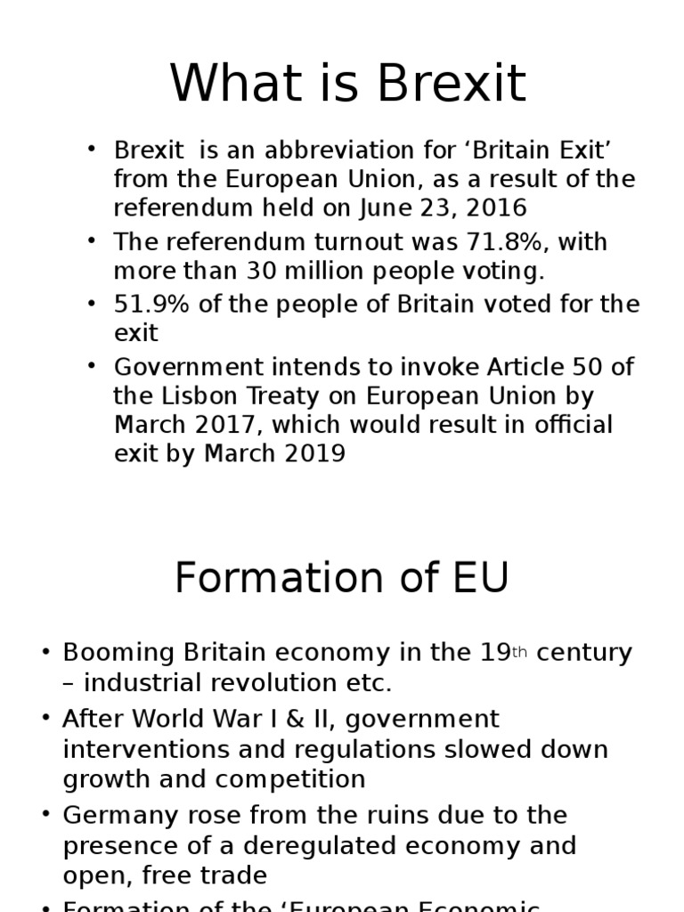 Brexit | PDF | Brexit | European Union